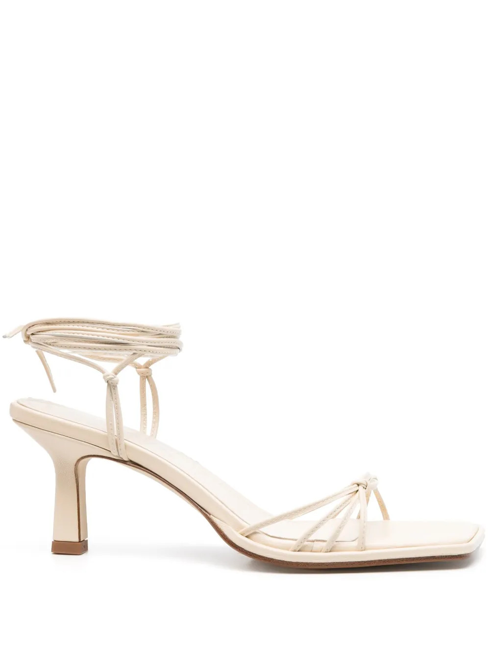 Aeyde Roda 75mm Leather Sandals - Farfetch | Farfetch Global