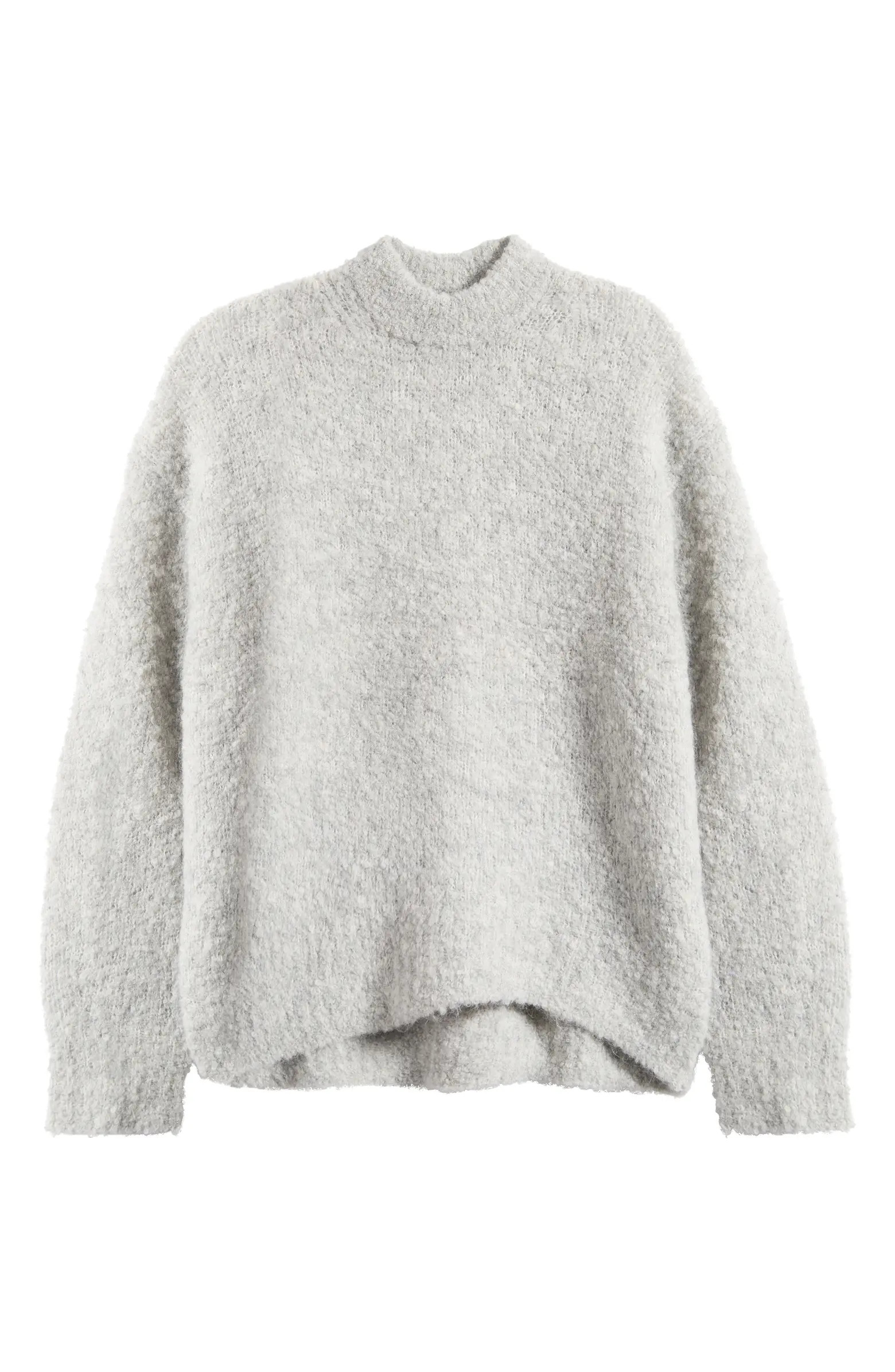 Madewell Wool & Alpaca Blend Bouclé Oversize Sweater | Nordstrom | Nordstrom