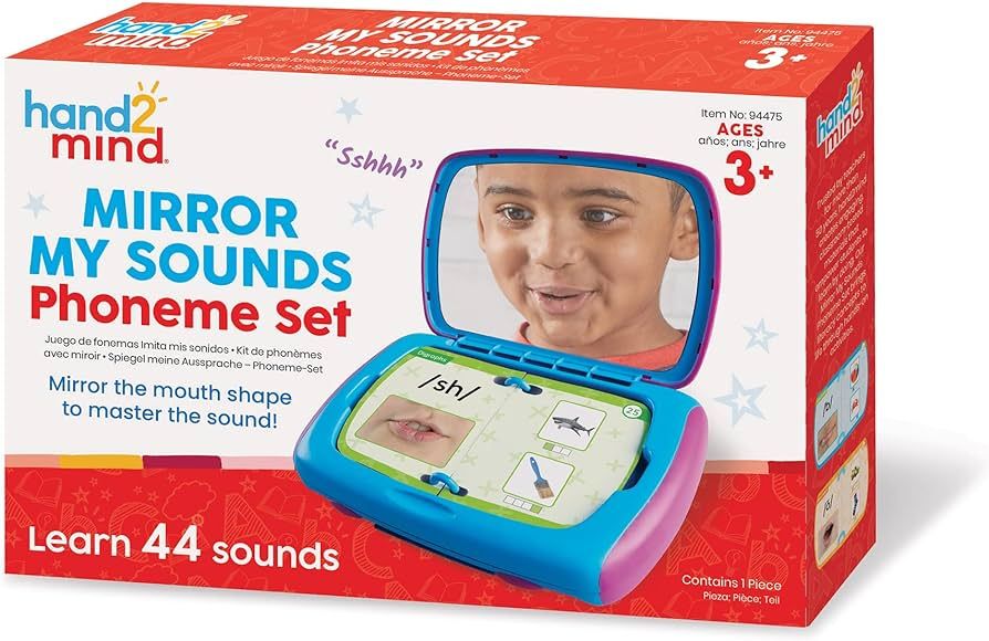 hand2mind Mirror My Sounds Phoneme Set, Letter Sounds for Kindergarten, Phonics Teaching Tools, S... | Amazon (US)