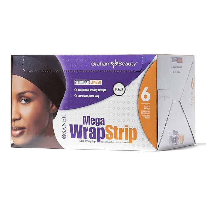 Mega Wrap Strip Refills Black, 6 packs of 40 strips | Amazon (US)