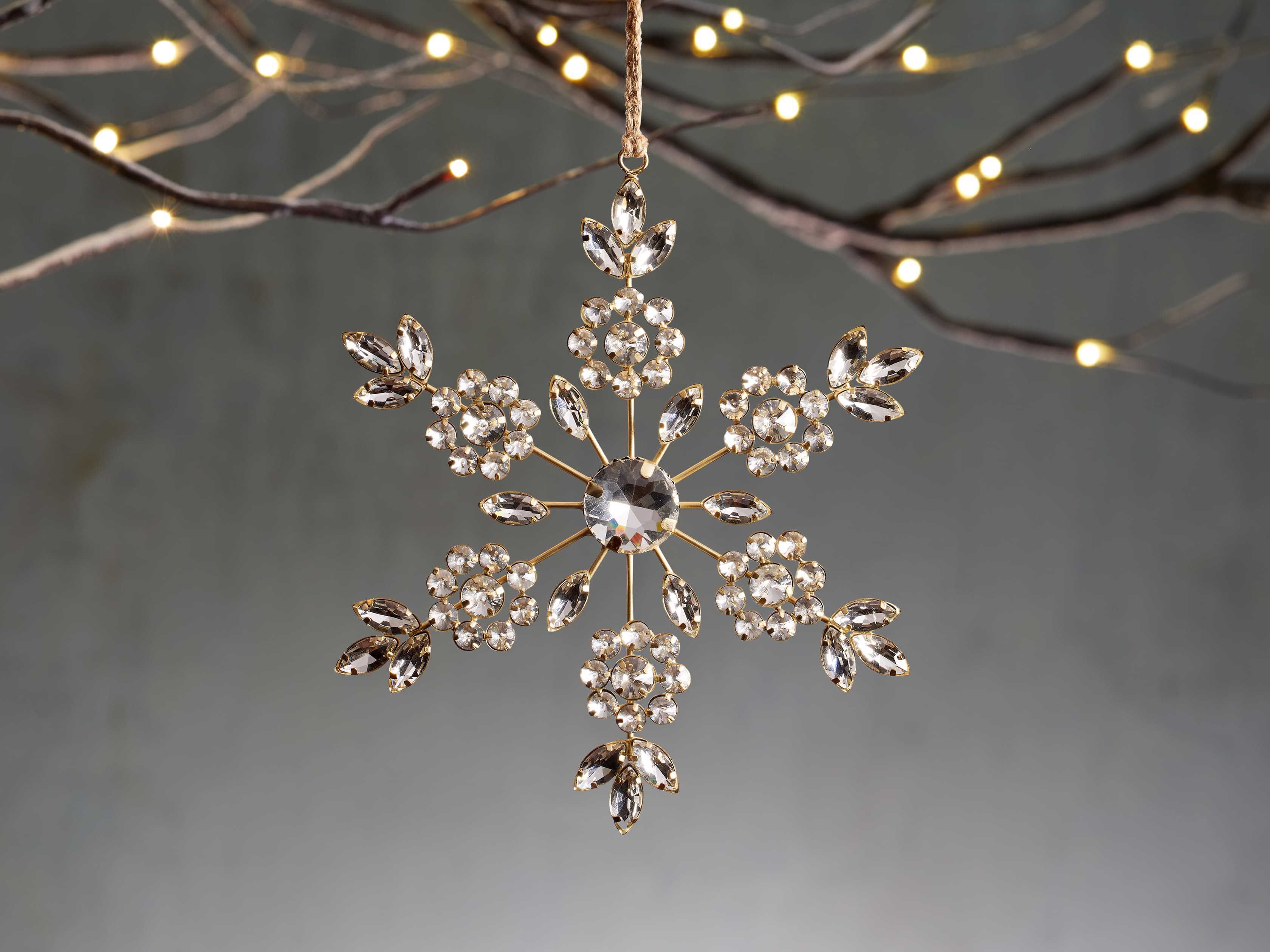 Snowflake Floral Ornament | Arhaus