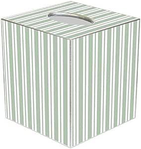 TB1123 - Sage Stripe Tissue Box Cover | Amazon (US)