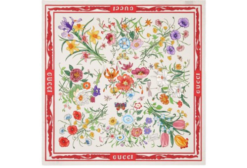 Gucci Flora print silk scarf | Gucci (US)