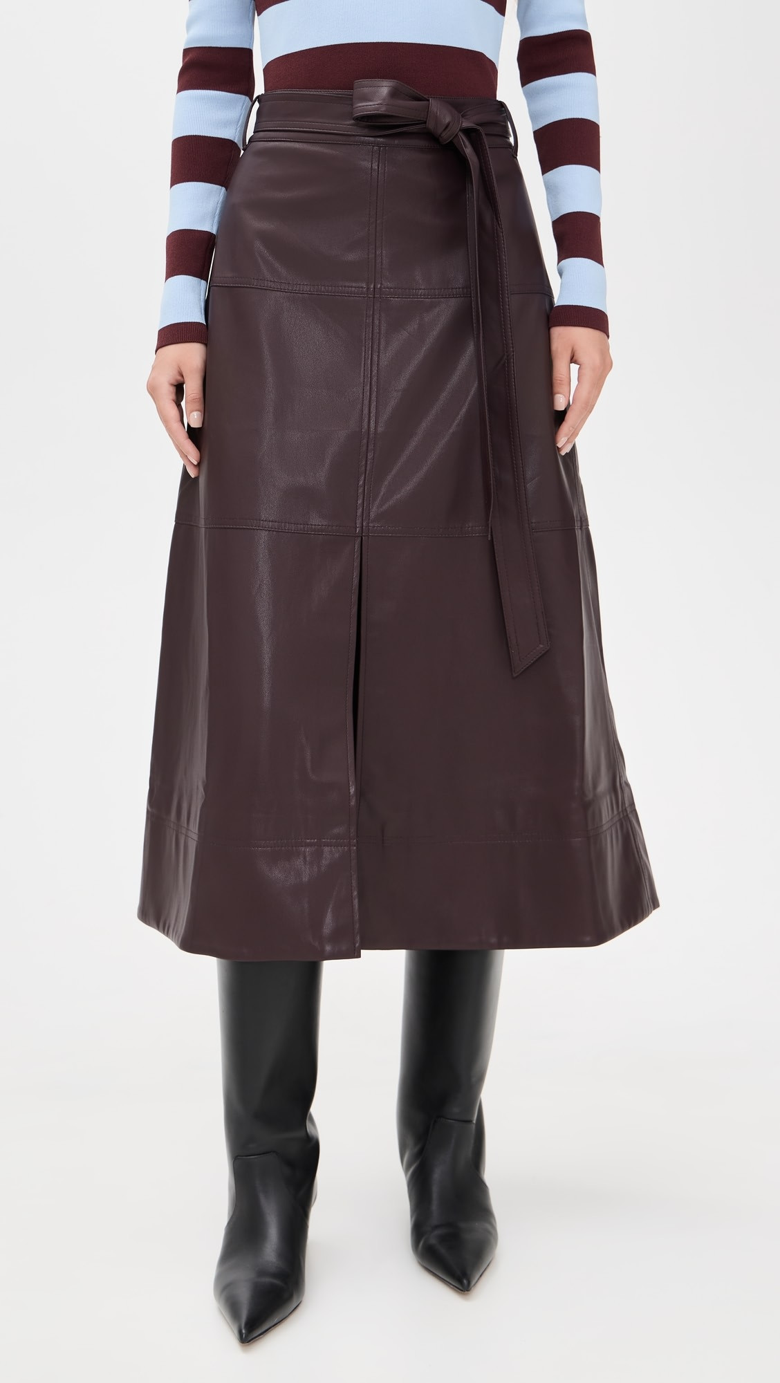 Hudley Faux Leather Skirt | Shopbop