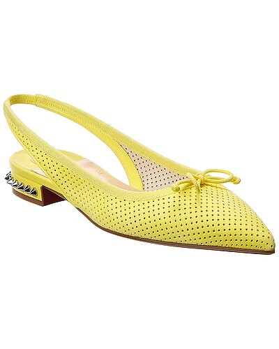 Christian Louboutin Hall Sling Suede Flat | Gilt