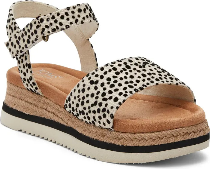 Kids' Diana Ankle Strap Espadrille Platform Wedge Sandal | Nordstrom
