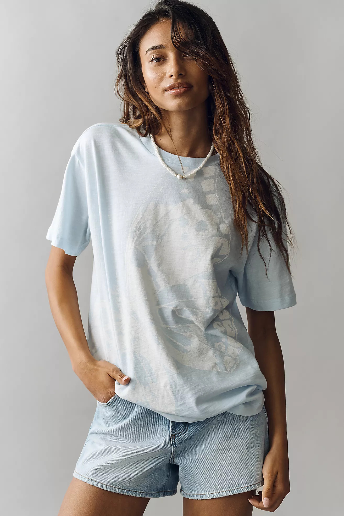 Cotton Boxy Graphic Tee | Anthropologie (US)