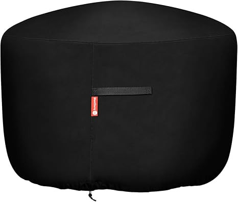 Round Gas Fire Pit / Table Cover - Heavy Duty 600D Polyester with PVC Coating Material, 100% Weat... | Amazon (US)