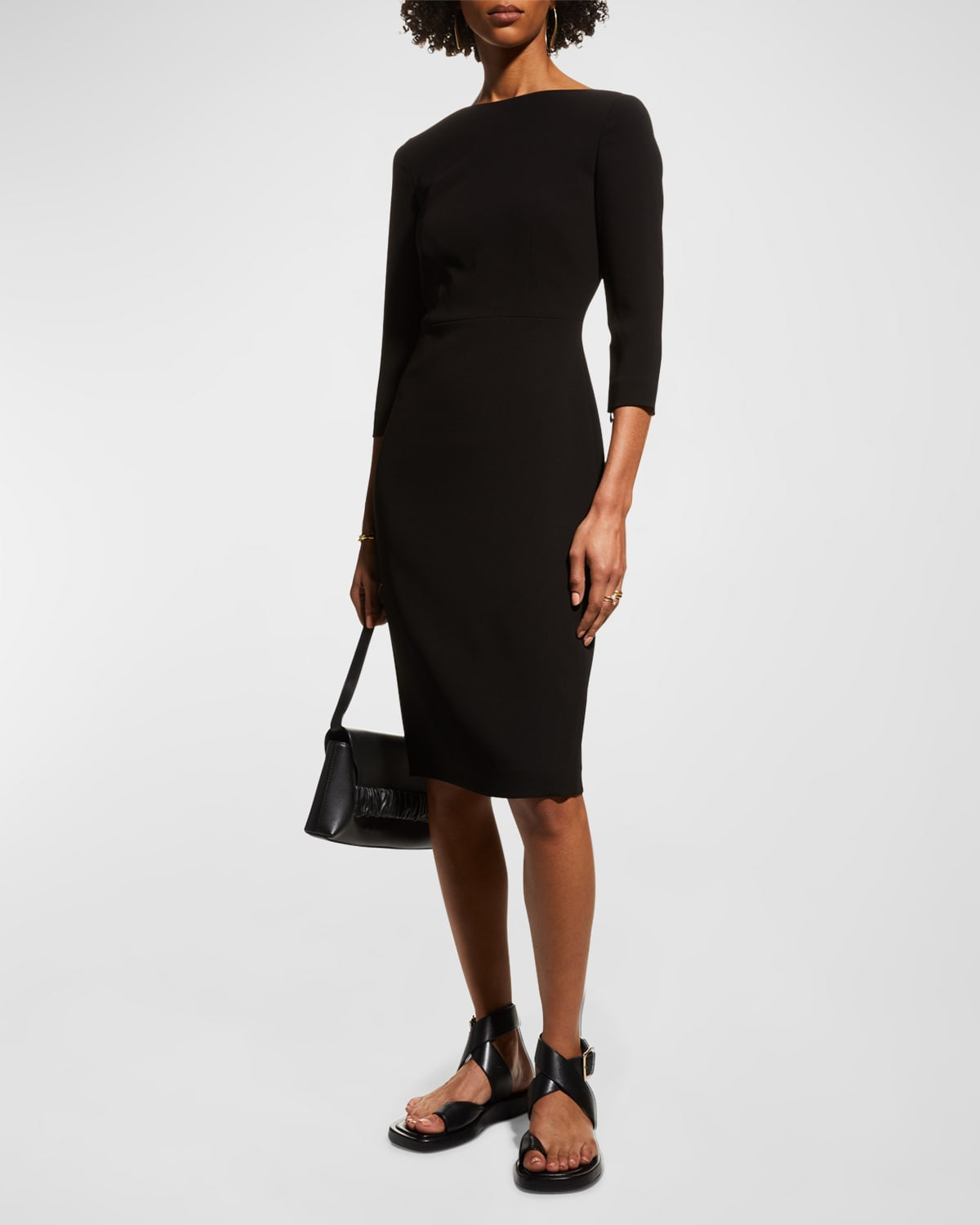 Varetta Admiral Crepe Sheath Dress | Neiman Marcus
