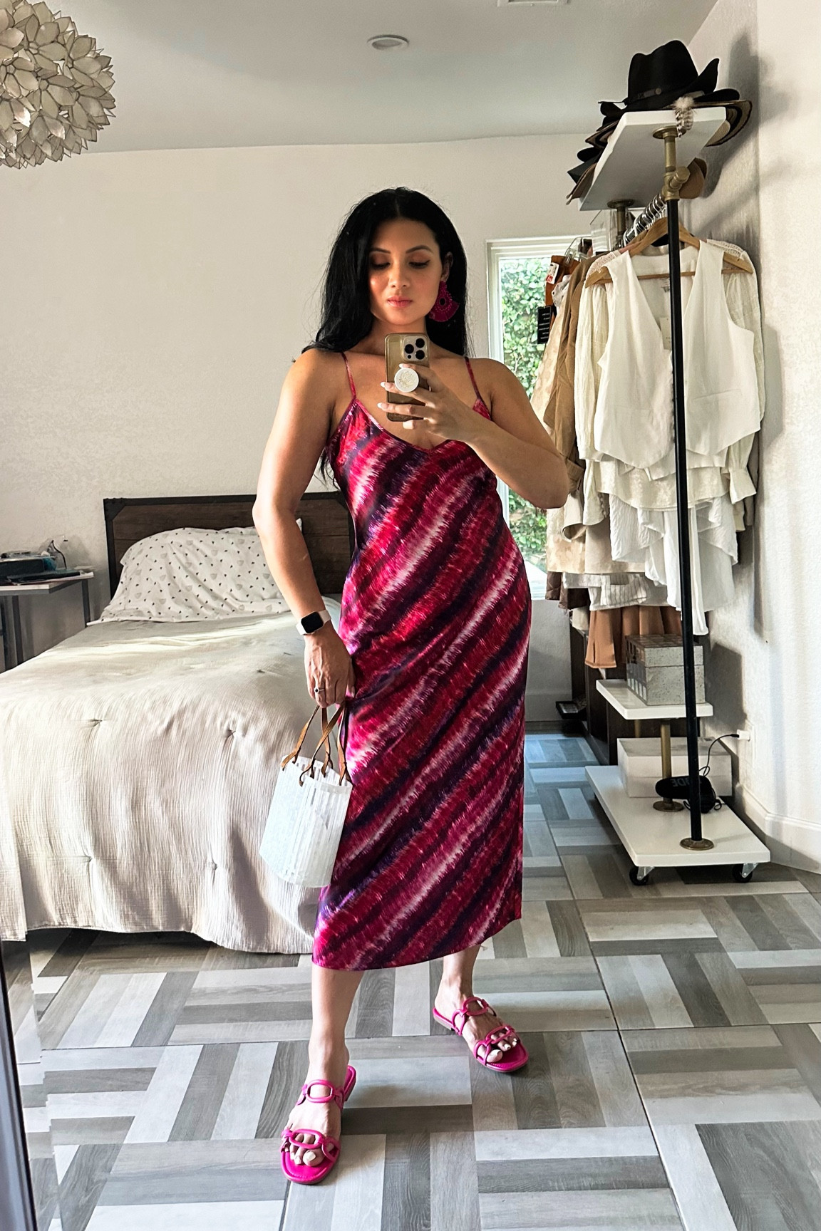 This dress and sandals deserve a coveted spot in my luggage for our trip to Florida this Friday  

#LTKSeasonal #LTKItBag #LTKShoeCrush