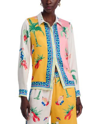 Printed Long Sleeve Blouse - Exclusive | Bloomingdale's (US)