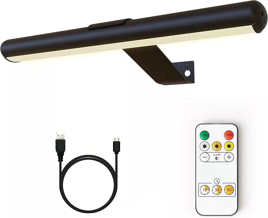 Arixinks Rechargeable Picture Light with Remote,Wireless Battery Painting Light with 3 Lighting C... | Amazon (US)