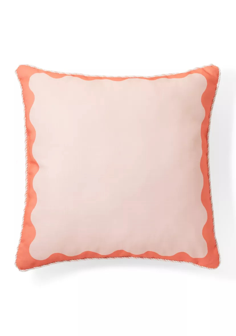 Scallop Wave Outdoor Pillow | Belk