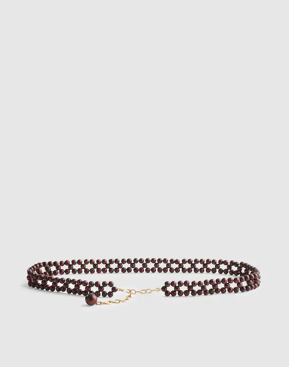 Wooden Bead Belt | Madewell
