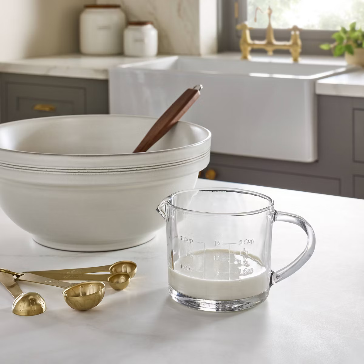 2 Cup Glass Measuring Cup - Hearth & Hand™ with Magnolia | Target