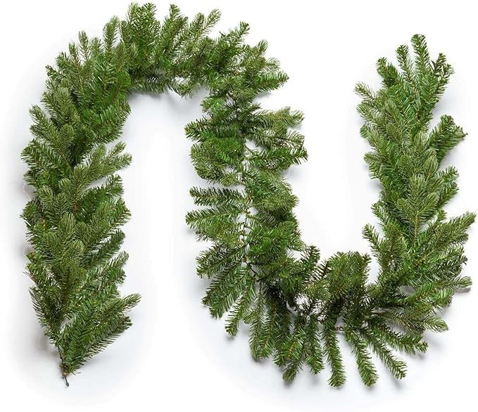 KING OF CHRISTMAS 9ft Artificial Christmas Garland Unlit, Cypress Spruce Xmas Garland, Indoor and... | Amazon (US)