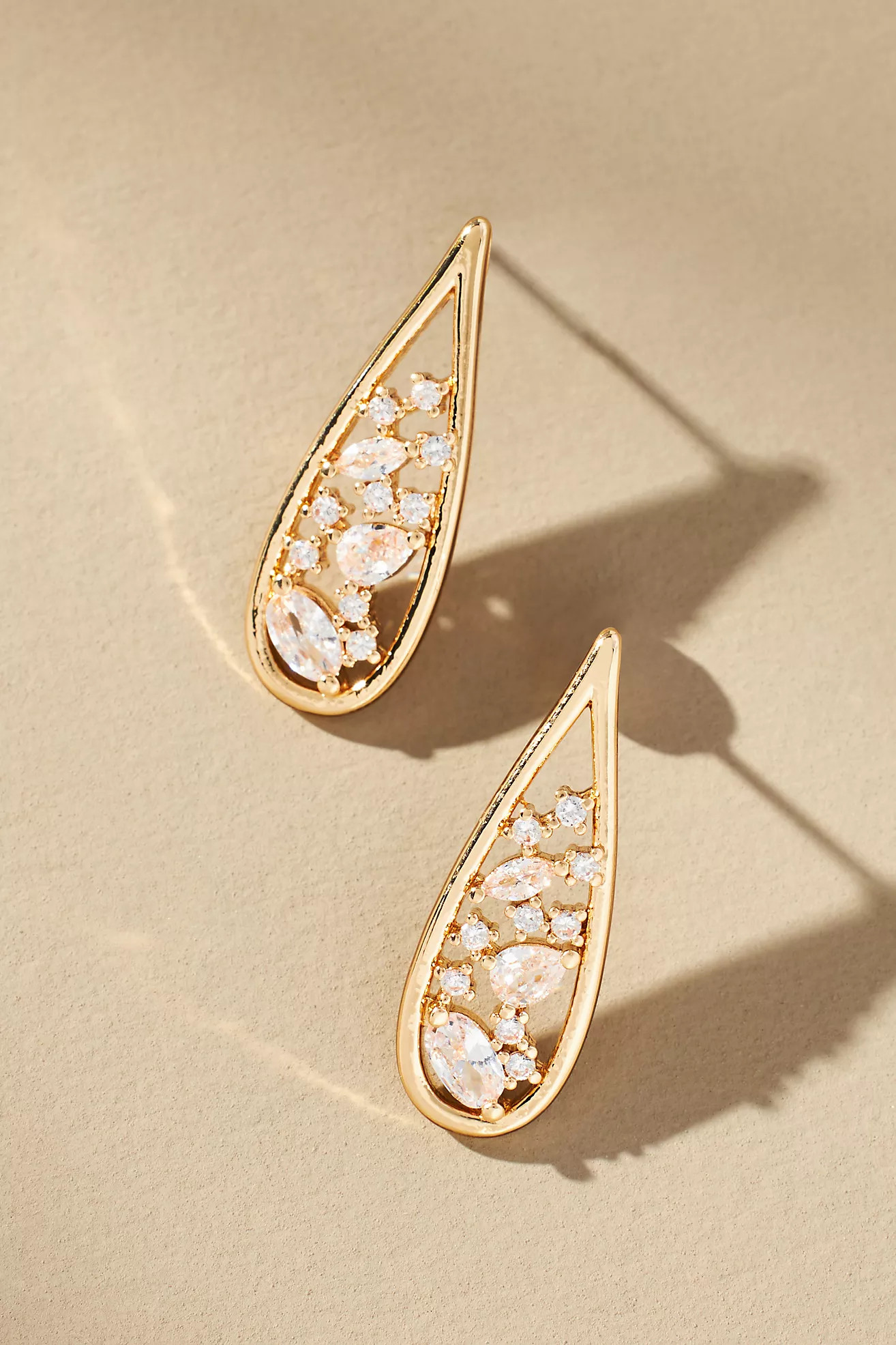 Inner Crystals Teardrop Earrings | Anthropologie (US)