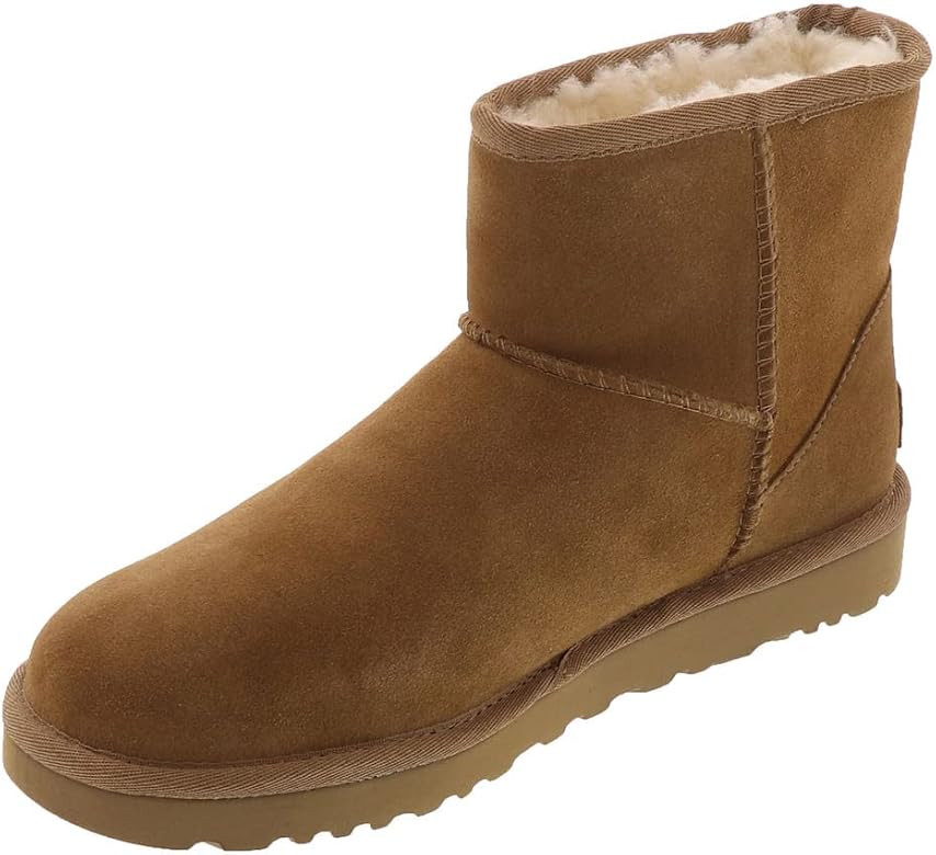 UGG Women's Classic Mini Side Logo Ii Boots | Amazon (US)