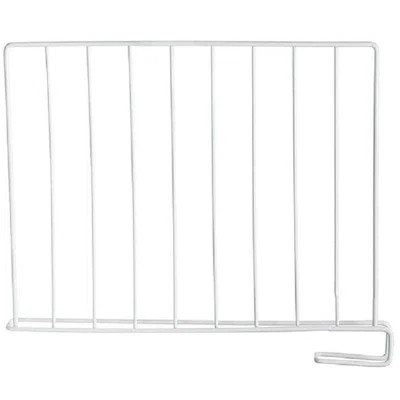 White Shelf Divider, Metal Organizer, Vertical Separator, Set Of 12 | Wayfair North America