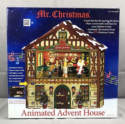 Mr Christmas Advent Musical Calendar Lights & Animation Plays 25 Christmas Songs  | eBay | eBay US