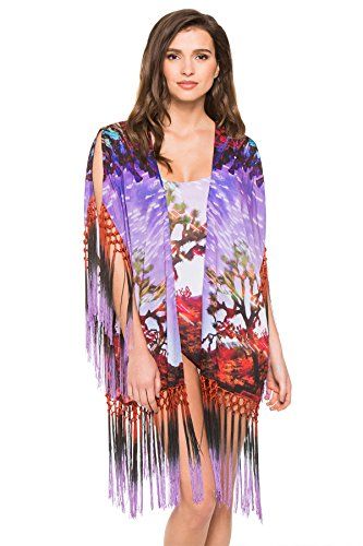 ale by Alessandra Womens Forever on Vacation Kimono Swim Cover Up | Amazon (US)