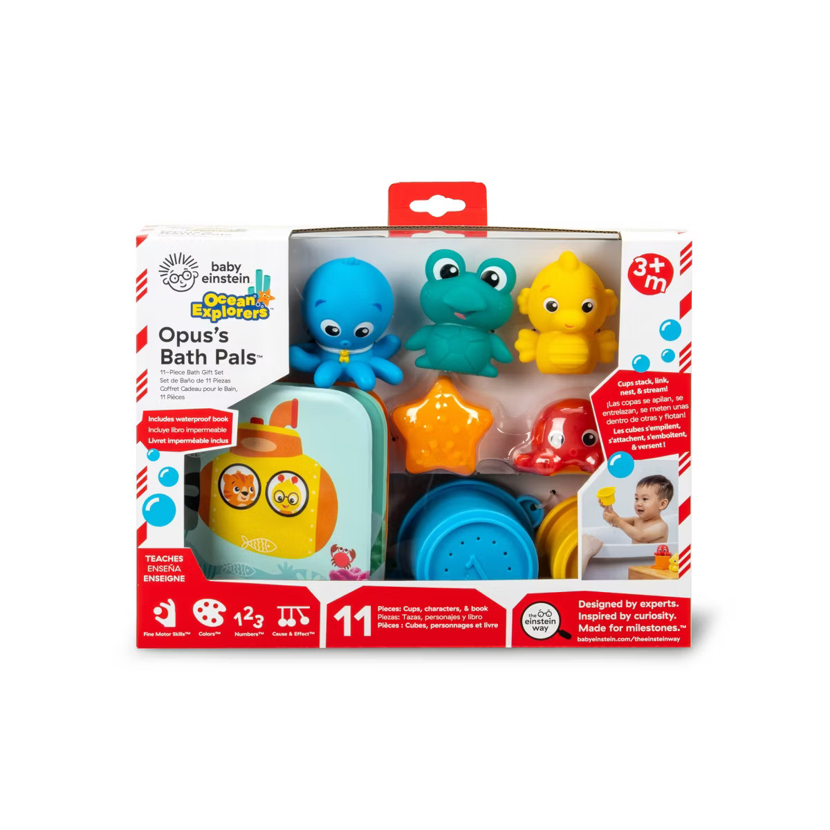 Baby Einstein Ocean Explorers Opus Bath Pals Gift Set - 11pk - 3 Months+ | Target
