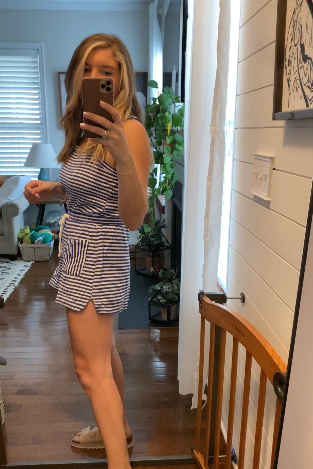 Throw on this romper for the errands this summer! 
Ordering a small for a little extra length 
Wearing size XS
Sandals size 8 

#LTKunder50 #LTKstyletip #LTKsalealert