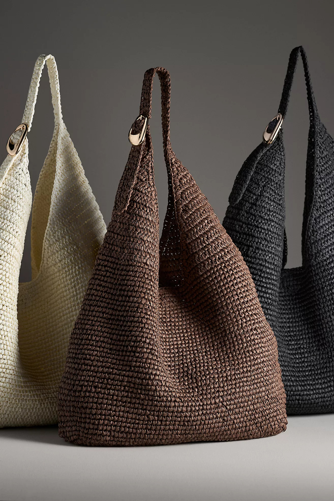The Love Knot Slouchy Bag: Raffia Buckle Edition | Anthropologie (US)