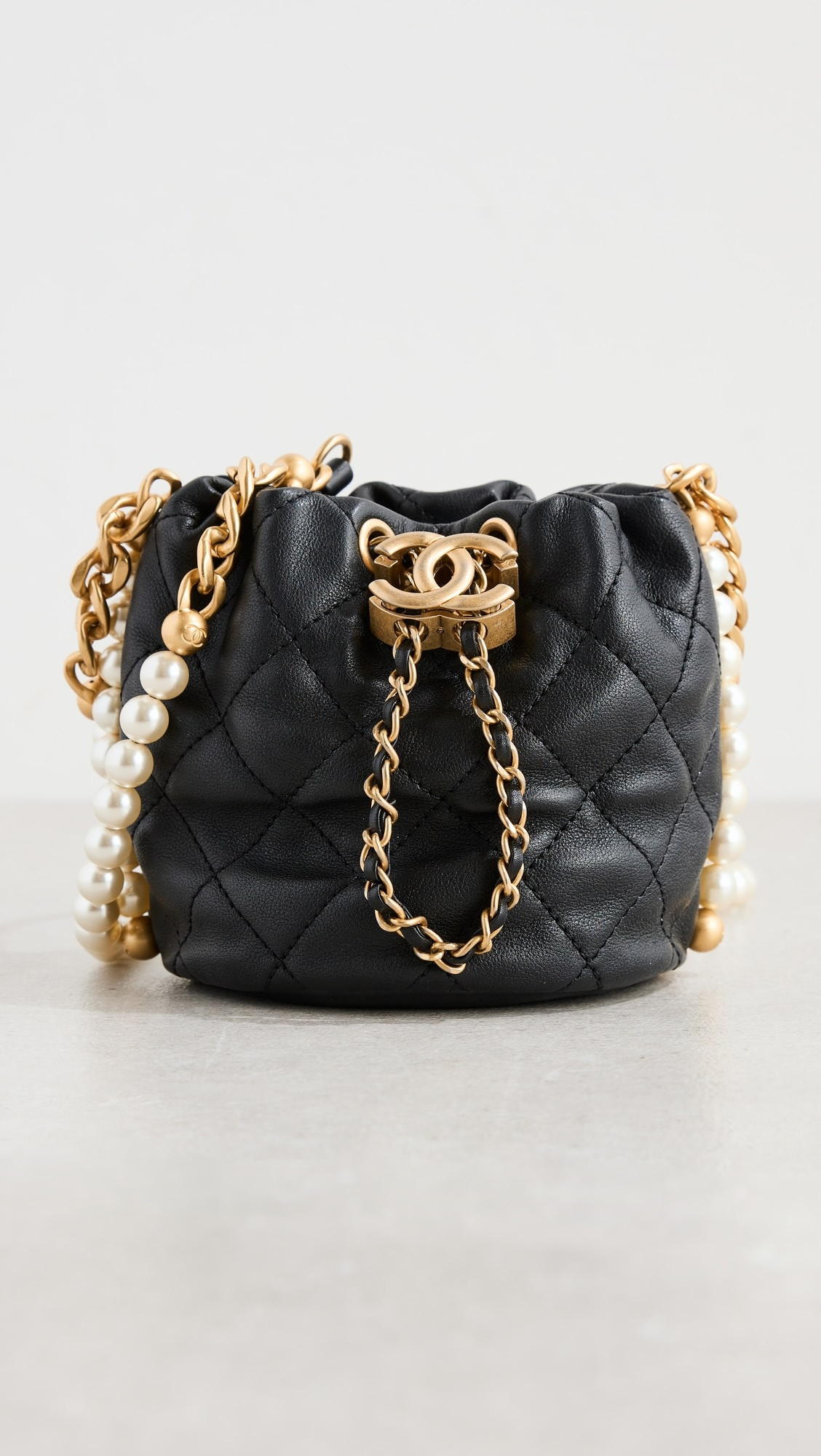 Chanel Pearl Drawstring Shoulder Bag | Shopbop