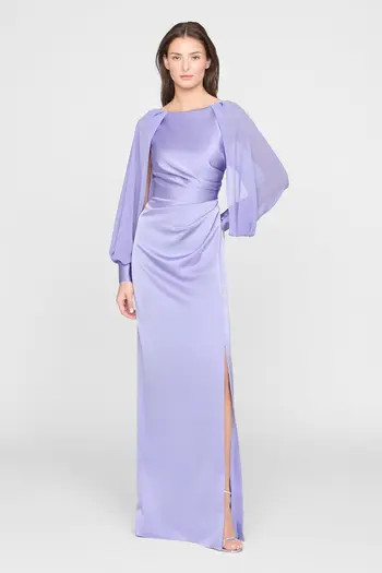 Penelope Satin Column Dress | Nordstrom