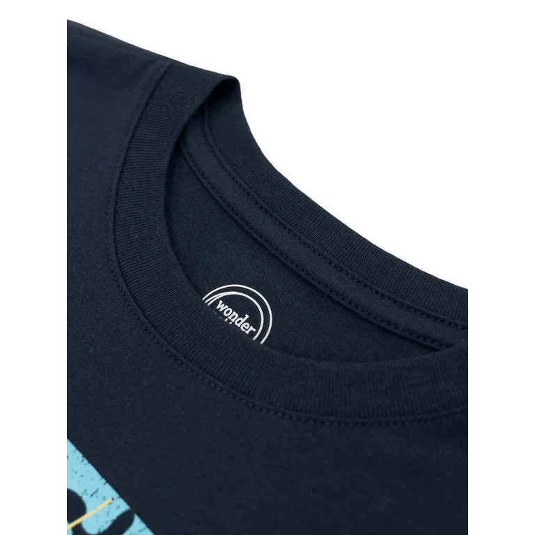 Wonder Nation Boy's Graphic Short Sleeve T-shirt, 2-Pack, Sizes 4-18 & Husky | Walmart (US)