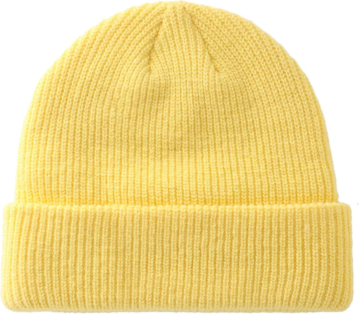 Connectyle Classic Double Layer Knit Beanie Hat Warm Thick Acrylic Winter Hats Daily Cuffed Beani... | Amazon (US)