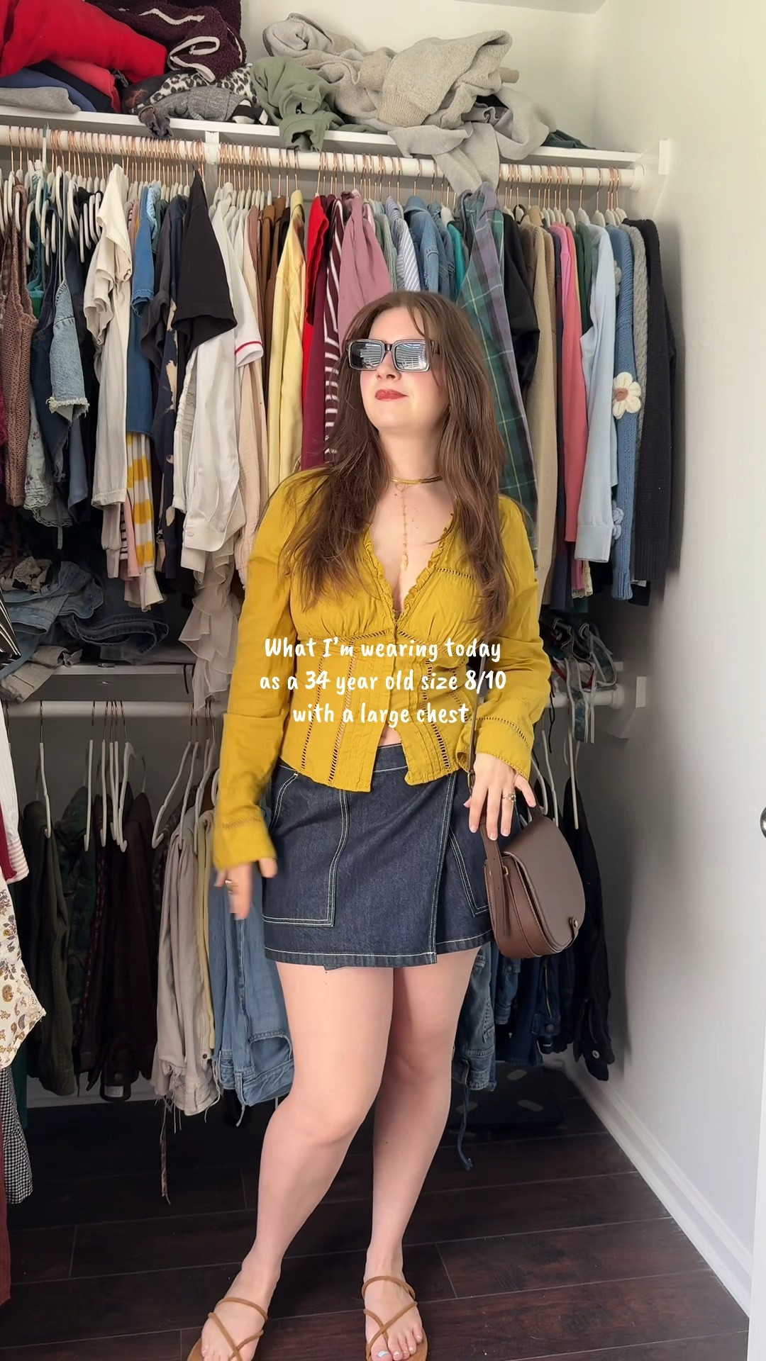 Styling a denim mini skirt with my favorite yellow top from Free People!

#LTKgrwm #LTKootd