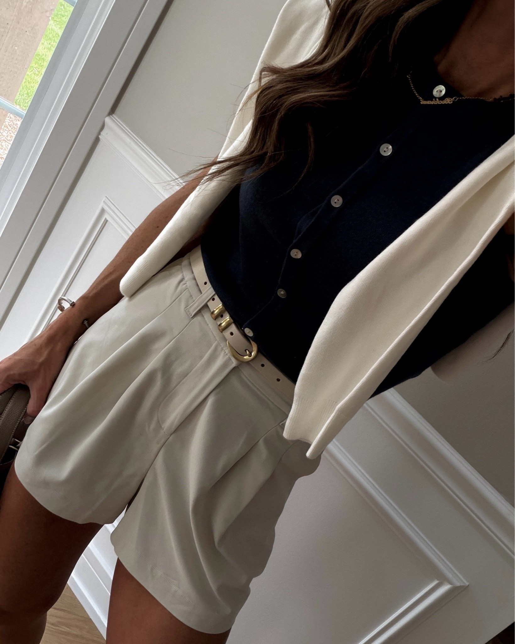 This brand has the BEST tops and layering pieces to create effortless elevated looks! Easily swap these shorts for trousers as we transition into fall.

#LTKootd #LTKgrwm