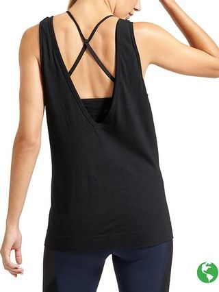 Athleta Womens With Ease 2 In 1 Support Top Size L - Black | Athleta