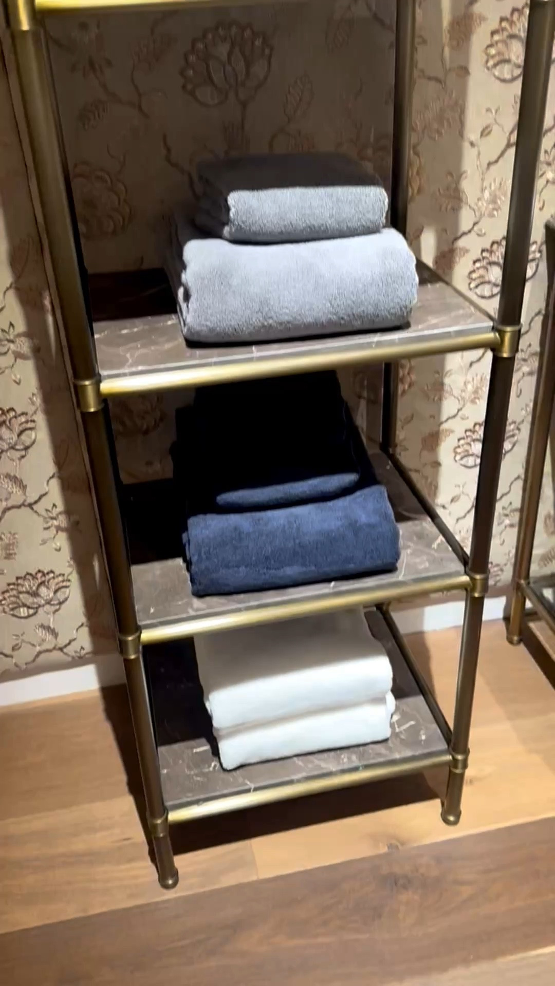 Storage, but make it elevated 🤍

A well-designed bathroom always comes down to thoughtful storage — pieces that not only hold what you need, but also bring intention to the space. This étagère does exactly that.

The slender steel frame in an antique brass and bronze finish feels light yet architectural, while the natural marble shelves add that refined, timeless touch. It’s functional, but never purely utilitarian — every layer becomes an opportunity to style.

Stack your essentials, fold in soft Turkish towels, and let the textures do the talking. It’s that balance of practicality and quiet luxury that makes a space feel complete.

Now up to 50% off at Arhaus — don’t miss the opportunity to save big on a piece that elevates everyday living.

⸻

#bathroomstorage #etagere #bathroomdesign #bathroomdecor #homedecor #interiorstyle #interiorinspo #marbledecor #brassfinish #antiquebrass #neutralhome #elevatedinteriors #designessentials #turkishtowel #layeredliving #chichome #homeorganization #styledspaces #arhaus

#LTKHome #LTKFestival #LTKSaleAlert