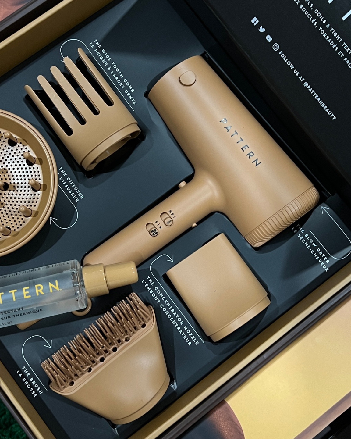 I did a full review on the Pattern Beauty blow dryer along with all of the attachments and hair products. This is a professional blow dryer for curly or textured hair. I also compared it to my Dyson. 

#LTKbeauty