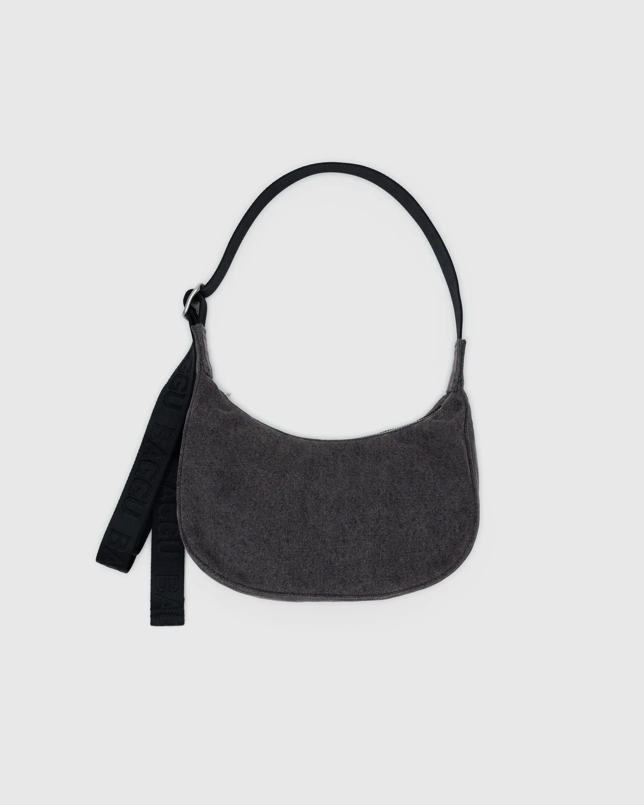 Small Denim Crescent Bag | BAGGU
