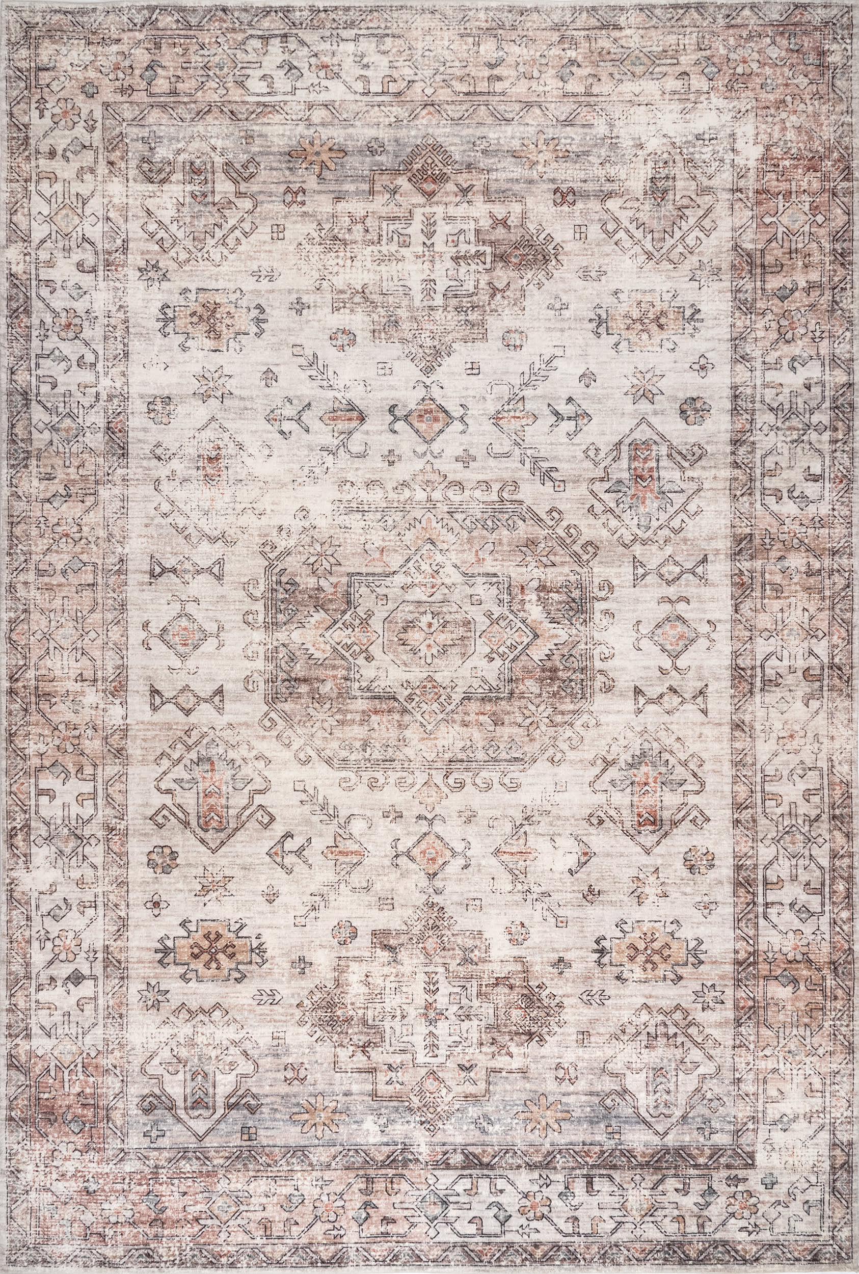 Lorelai Faded Medallion Rug | Rugs USA