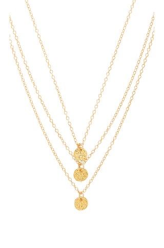 3 Disc Necklace | Revolve Clothing (Global)