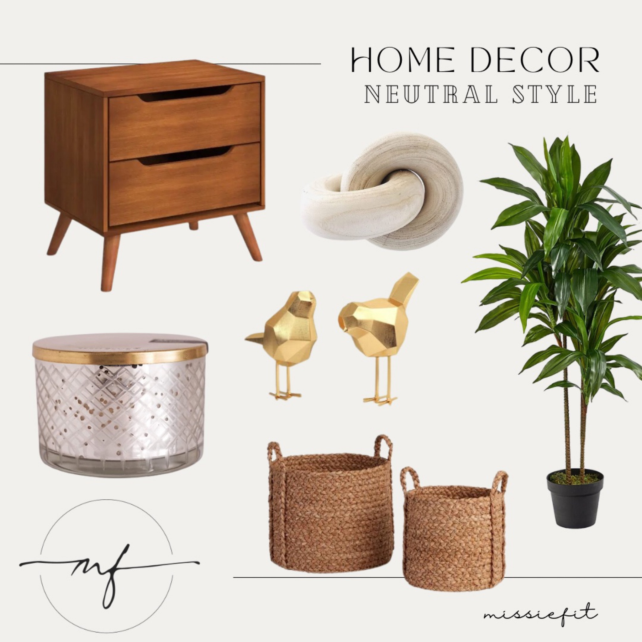 You can’t go wrong with neutral decor. Mix & match and easily change things up!



#LTKFind #LTKhome