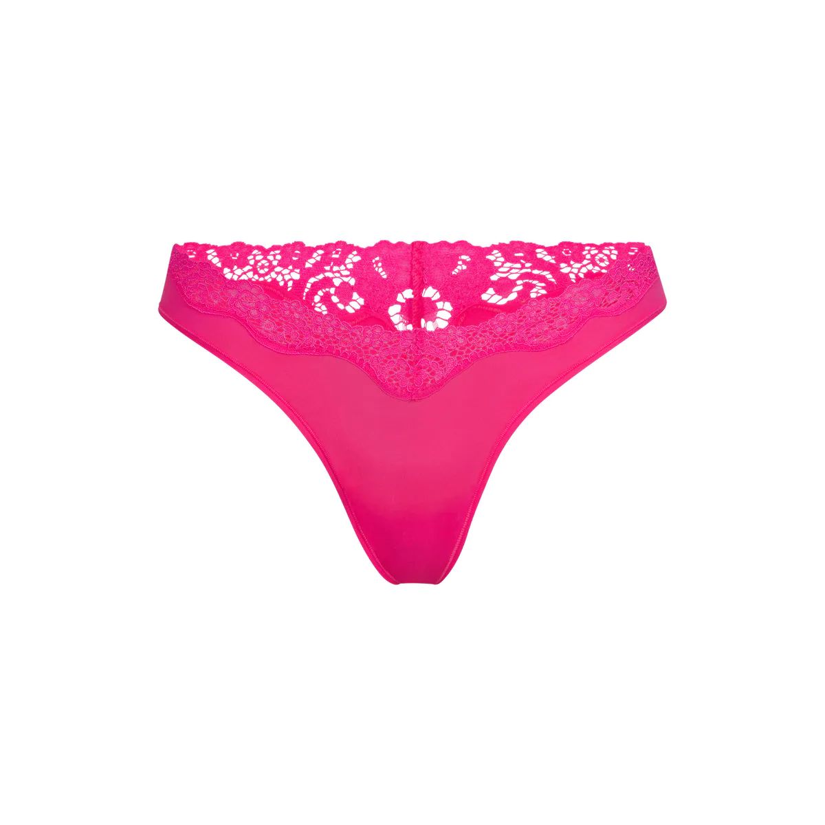 FITS EVERYBODY LACE DIPPED THONG | SKIMS (US)