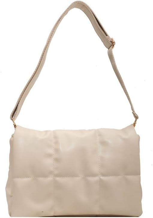 Puffer Crossbody Bag Fashion Quilted Tote Bag for Women Puffer Bag Puffy Tote Bag Down Padded Sho... | Amazon (US)