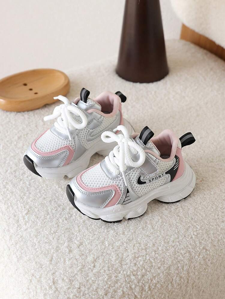 1 Pair Kids' Summer Mesh Breathable Sneakers, Girls Athletic Shoes | SHEIN