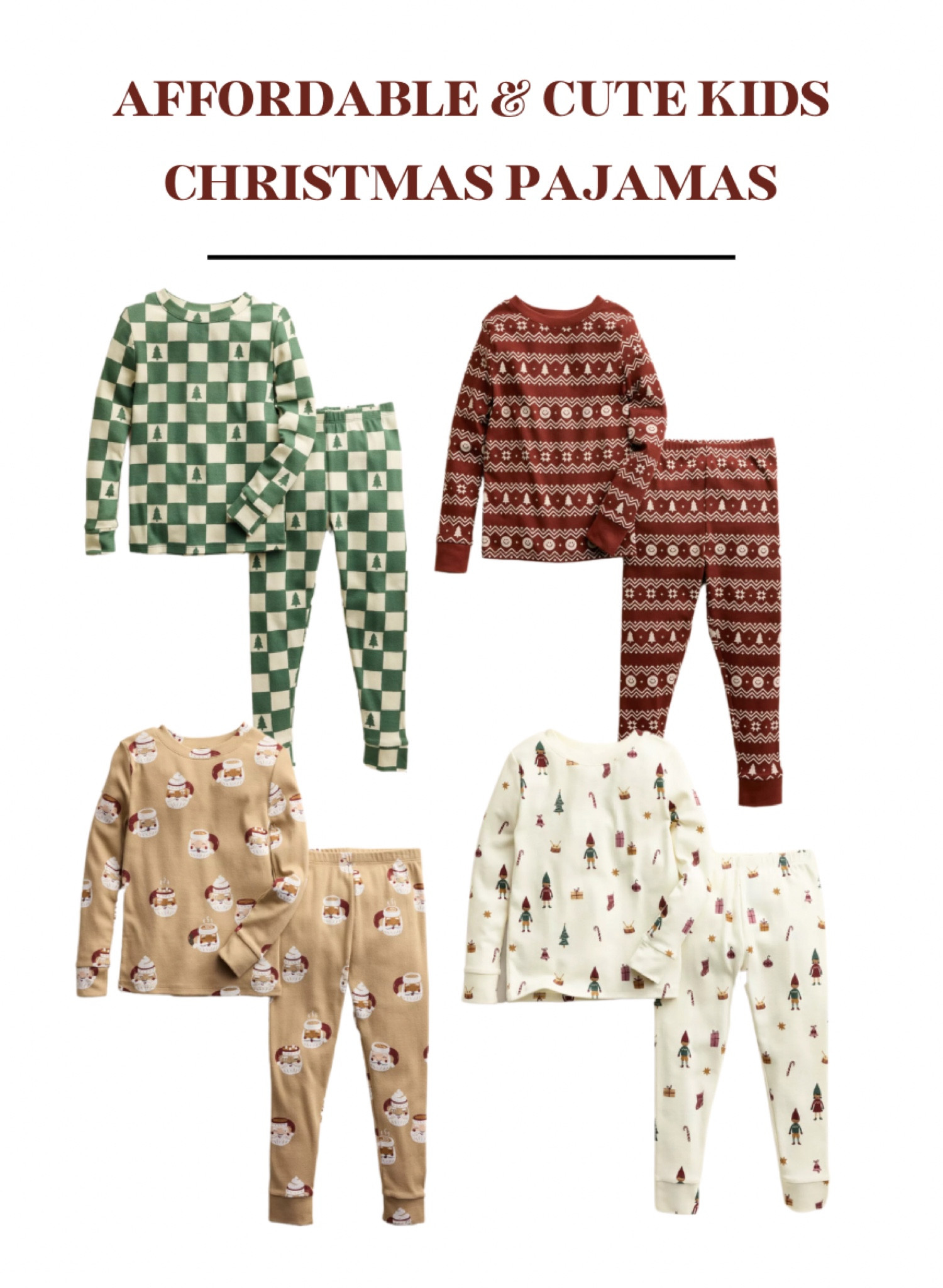 Cutest affordable Christmas Jammie's for babies, toddlers & kids! Just picked some up for my kiddos 

#LTKHoliday #LTKKids #LTKGiftGuide