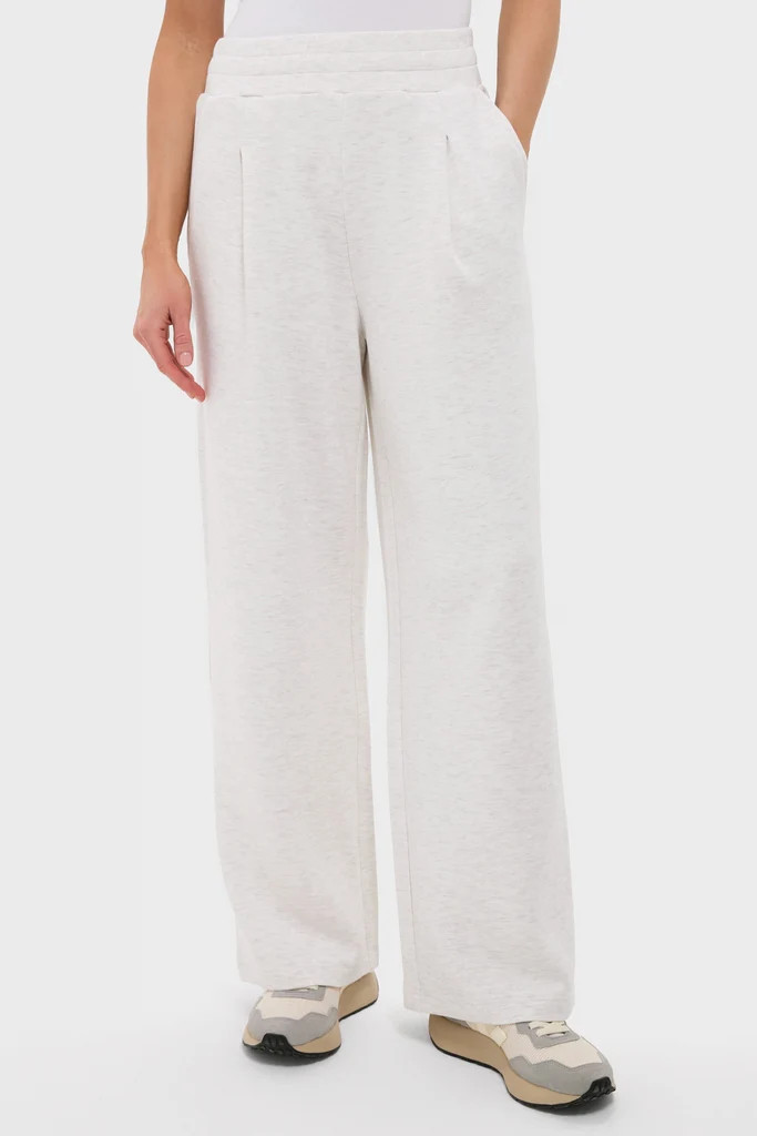 Ivory Marl Extra Wide Leg Sweatpant 29.5 | Tuckernuck (US)