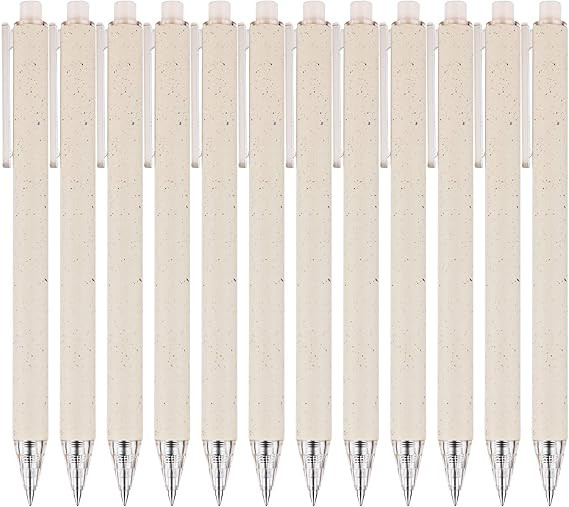 Gel Pens for Note Taking 12PCS RIANCY Black Ink Fine Point Pen Black Gel Pens Quick Dry Ink 0.5mm... | Amazon (US)