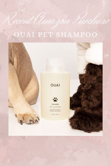 Recent Amazon Purchase. OUAI Pet Shampoo. Dog shampoo  

#LTKhome #LTKunder50 #LTKFind