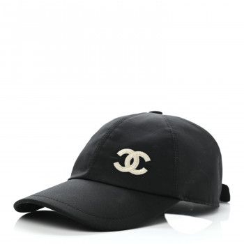 Cotton CC Cap Hat Black | FASHIONPHILE (US)