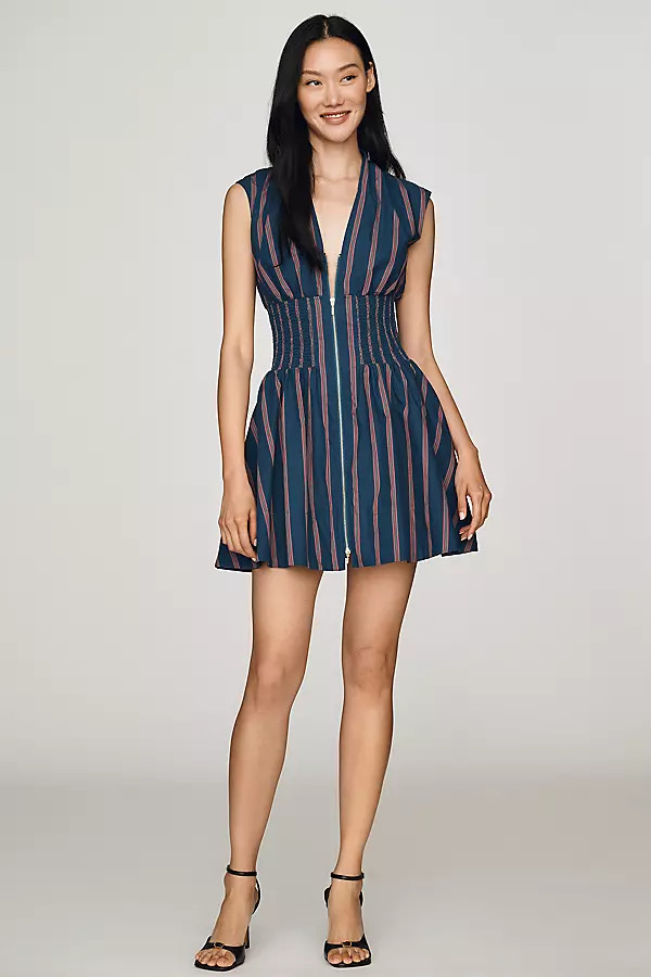 Tommie Front-Zip Mini Shirtdress | Anthropologie (US)